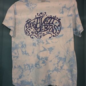 The Avett Brothers Blue Tie-Dye Graphic T-Shirt
